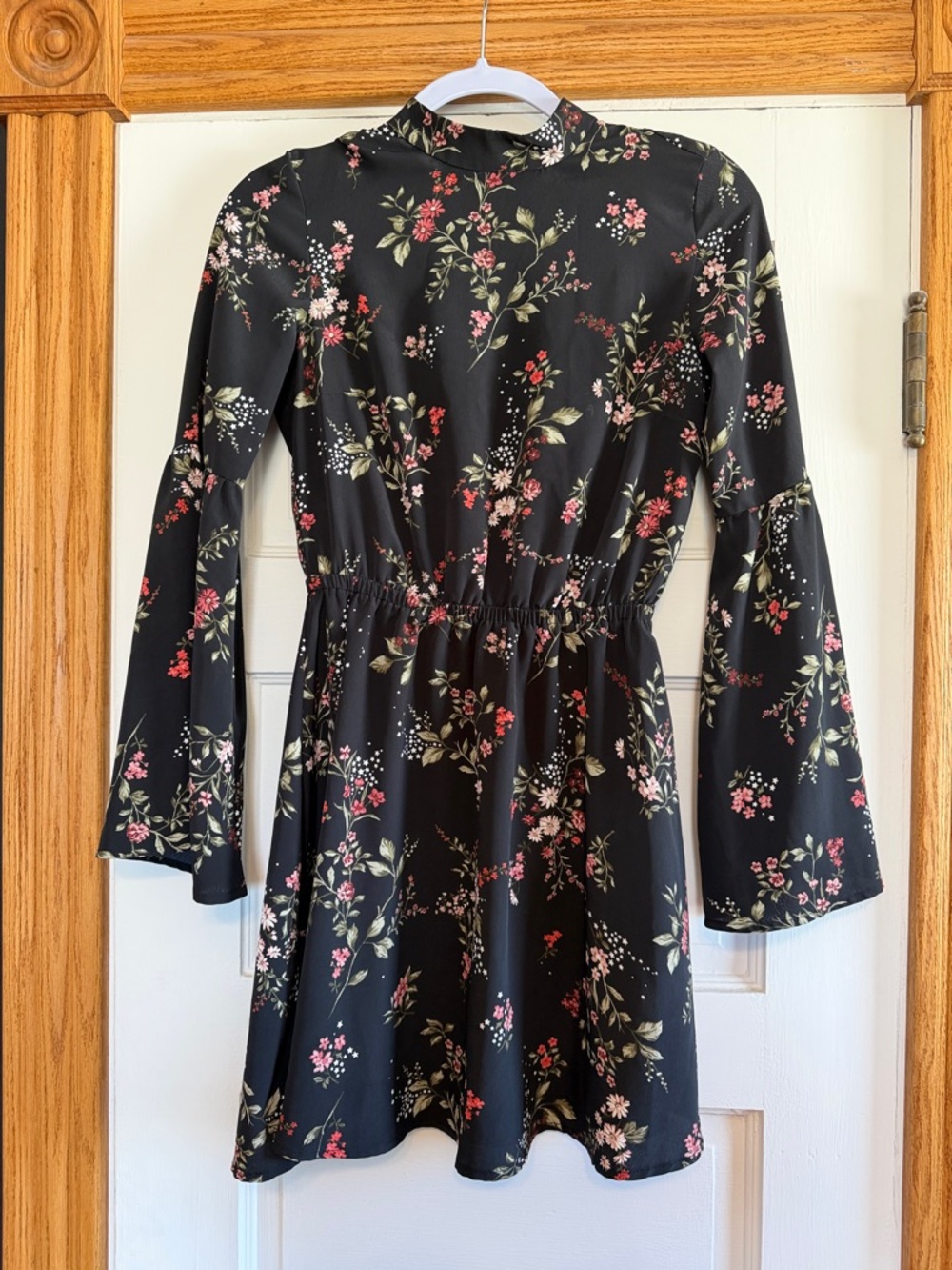 Divided by H&M Black Floral Mini Dress